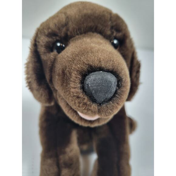 RARE Vintage Preferred Kids Chocolate Lab Plush Dog Stuffed Animal Toys R Us - Picture 6 of 9